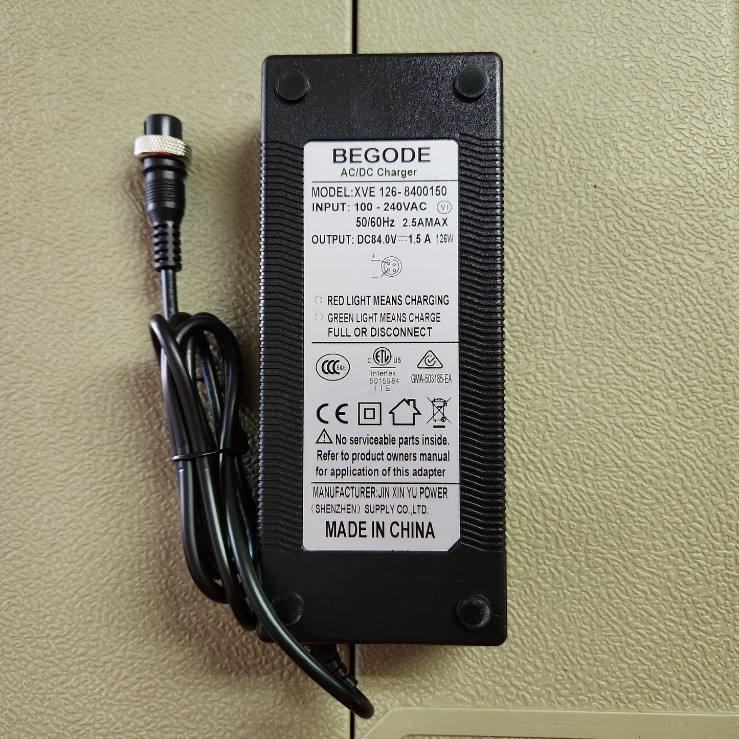 OEM Charger for Electric Unicycle (Options for KS, Begode)