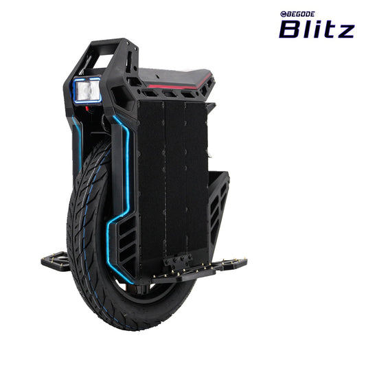 Begode Blitz electric unicycle – front three-quarter view