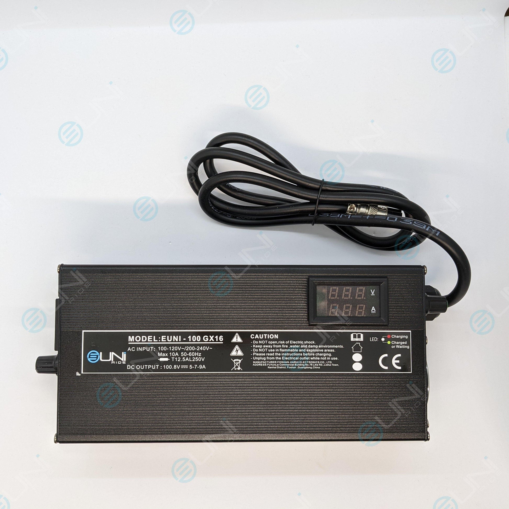 EUNI 100.8V variable charger - Motorised Electric Unicycle Australia